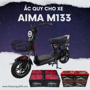 Ắc quy cho xe đạp điện Aima M133