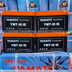 Bộ 4 bình ắc quy xe điện Yamato 48V 15Ah