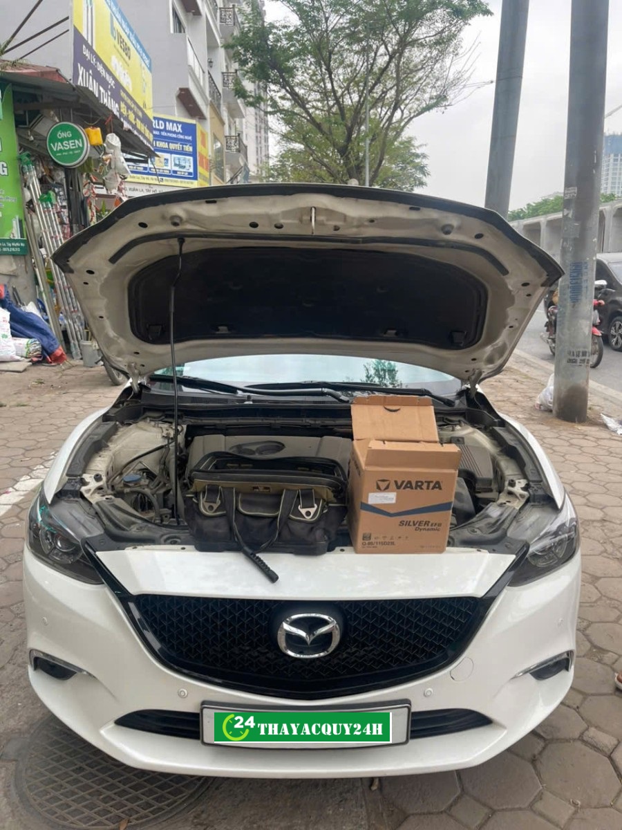 Thay ắc quy xe Mazda 6 chính hãng