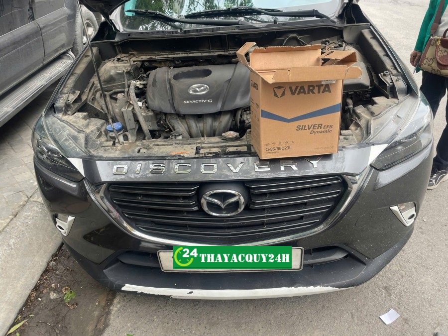 Cứu hộ, thay ắc quy xe Mazda CX3 lưu động tại Bắc Ninh