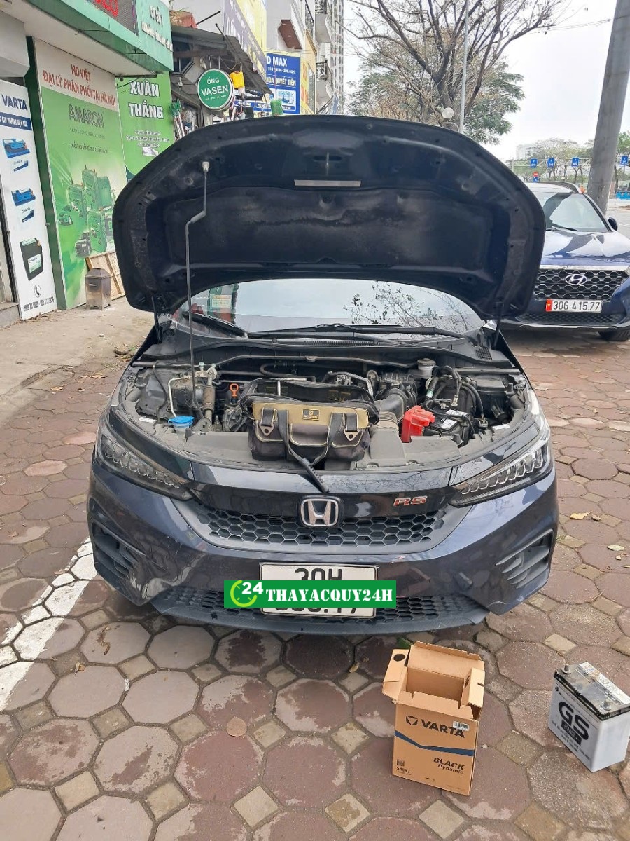Thay ắc quy xe Honda City tận nơi ở Bắc Ninh
