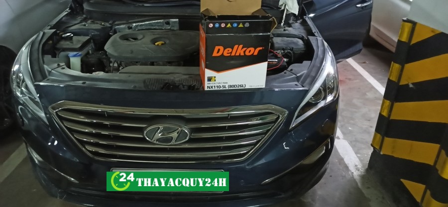 Thay Ắc Quy Ô Tô Hyundai Sonata ở Bắc Ninh tại chỗ