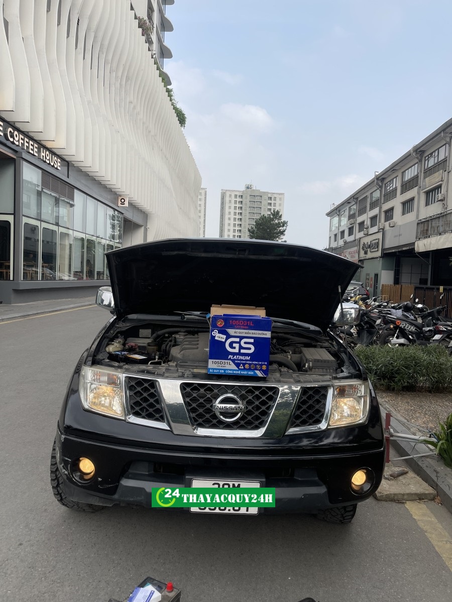 Thay Ắc Quy Xe Nissan Navara giá tốt, chính hãng
